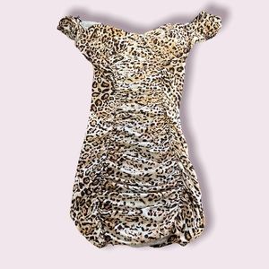 Cheetah print dress
